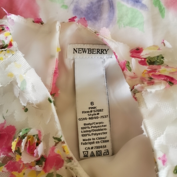 Girl's flower party dress - Picture 5 of 5